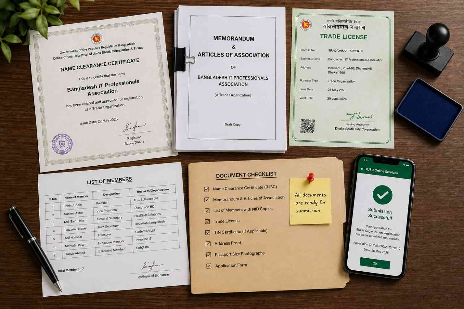 RJSC Company Share Transfer in Bangladesh documentation requirements