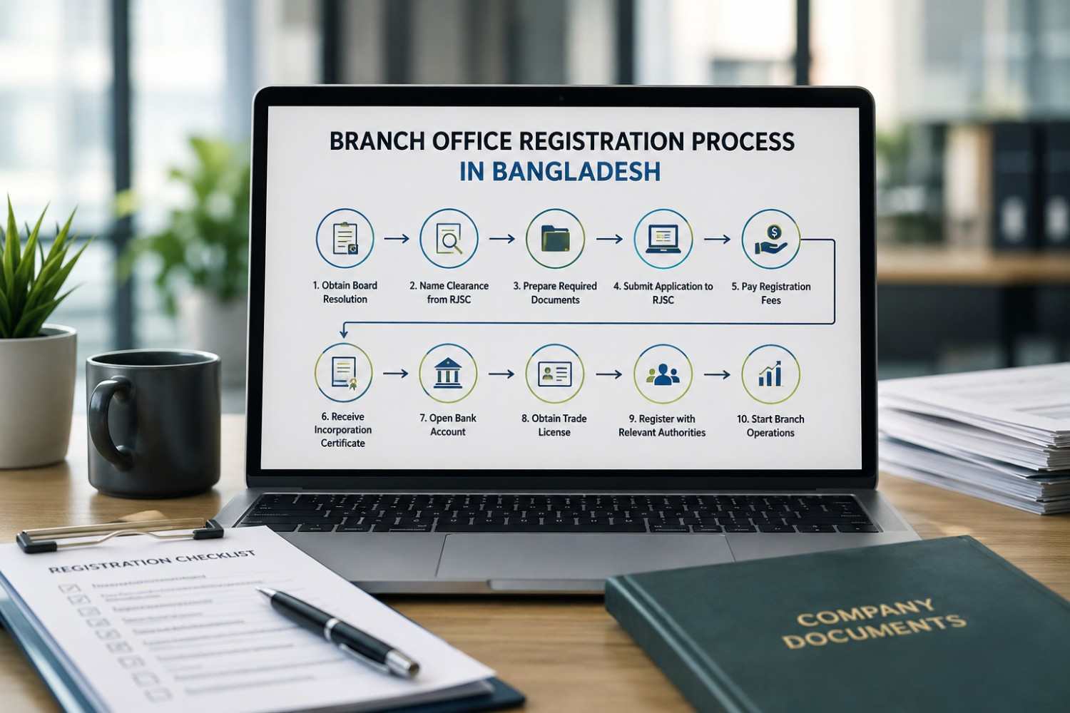 branch office registration process in Bangladesh